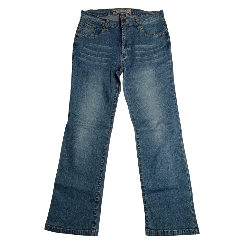 Steve & Barry's Bootleg Mid Rise Stretch Denim Blue Womens 10S